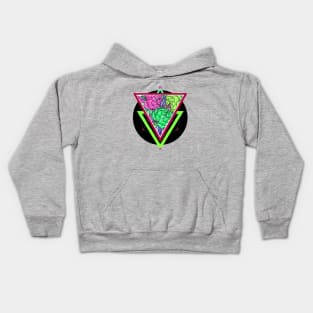 Flower Triad Analogous Kids Hoodie